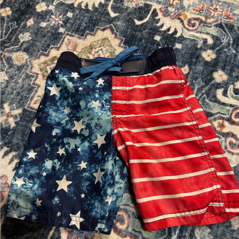 Cat & Jack Blue and White Mesh Shorts